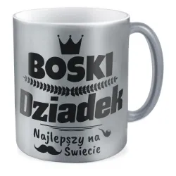 Kubek srebrny dla DZIADKA Boski Dziadek